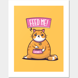 Feed Me - Chonker Posters and Art